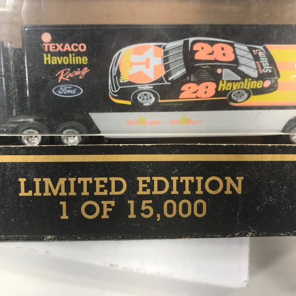 Racing Champions 1993 Premier Edition Serial #14818 Davey Allison 28 Transporter - Picture 5 of 13